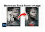 remove text and unwanted objects in photos 2 hours delivery